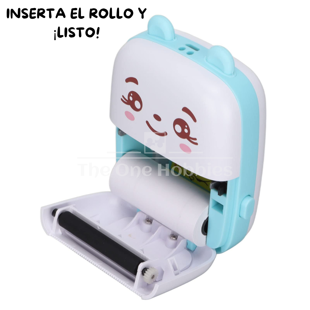 Set 5 Rollos de Papel Térmico Blanco para Mini Impresora