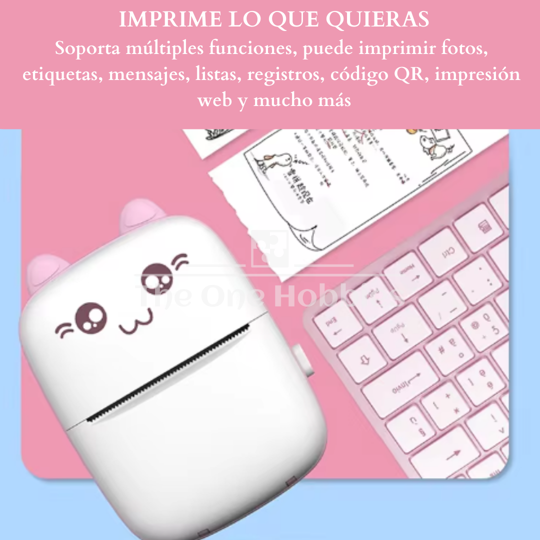 IMPRINT™ Mini Impresora Portátil Térmica - Compacta - No Requiere Tinta